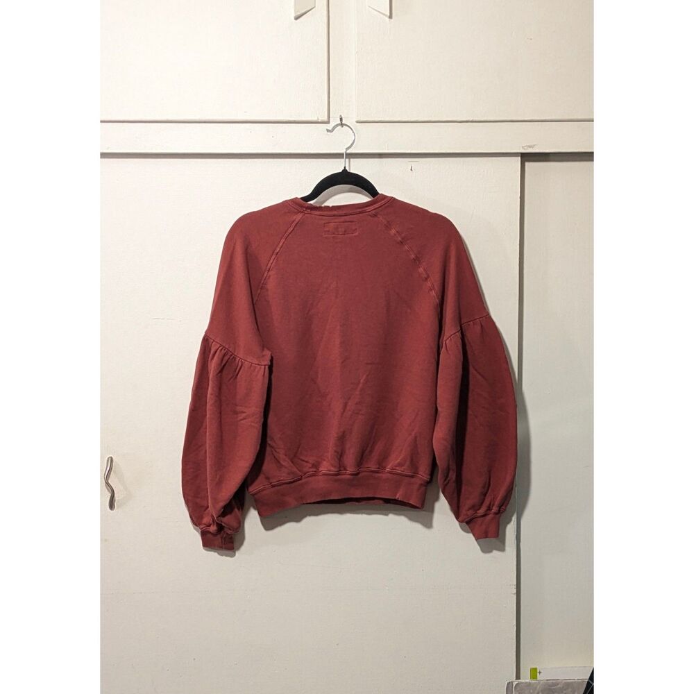 The Great Distressed Edge Peasant Sleeve Sweater  sz. S - Picture 3 of 5